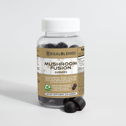 Introducing the new REGALBLENDS Mushroom Fusion Vegan Gummies - The Superpower Mixture