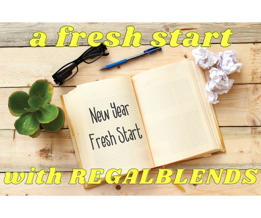 new year journal for a fresh start with regalblends