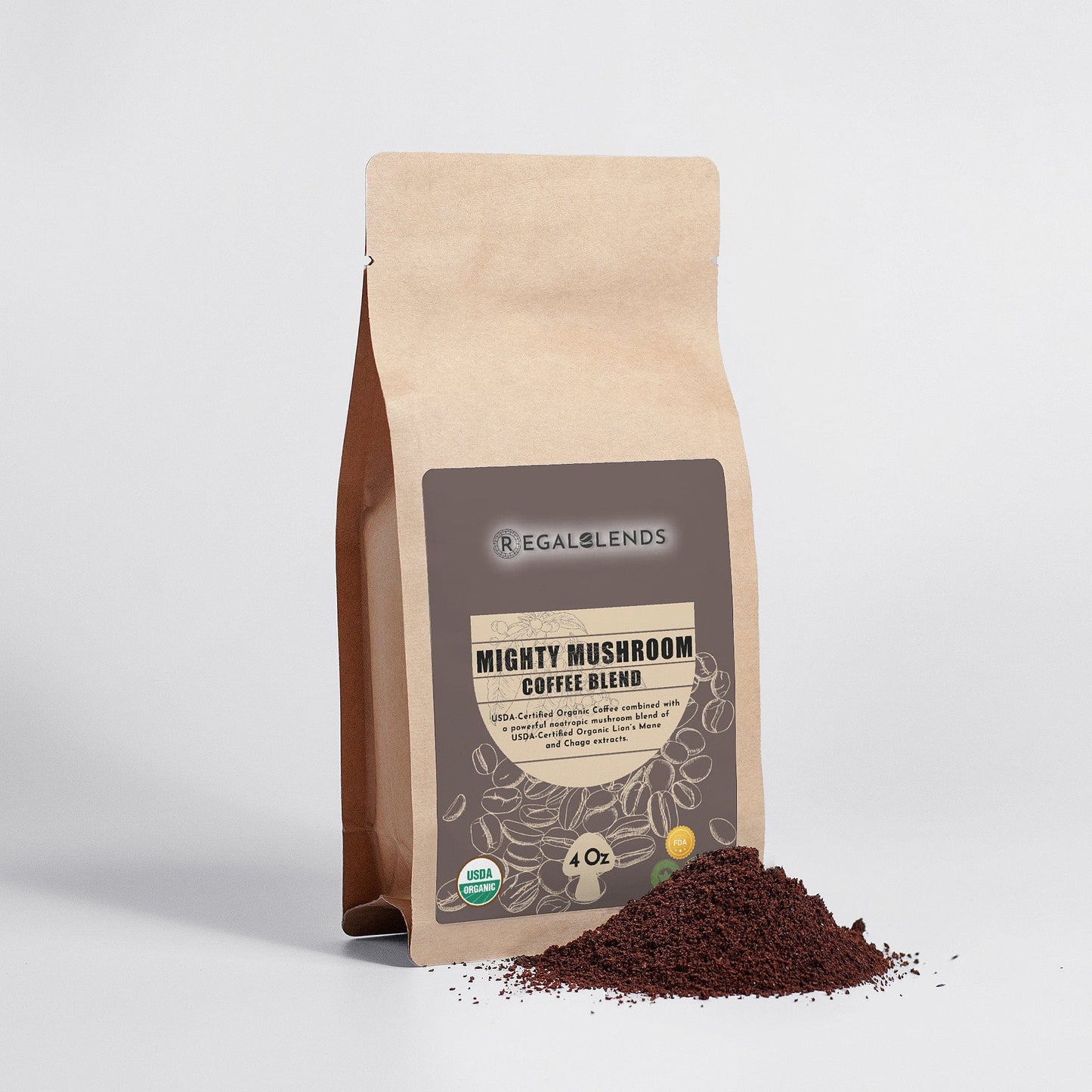 Organic Mighty Mushroom Coffee